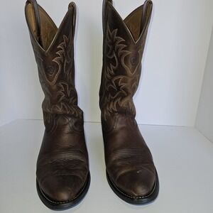 Ariat Men's Heritage Brown Western Equestrian R Toe Full GrainLeather Durable